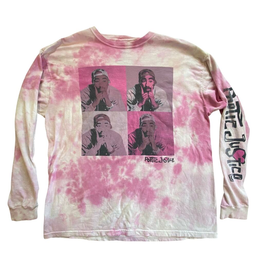 Poetic Justice 100% Cotton XL Long Sleeve Tie Dye Tee **Read Description